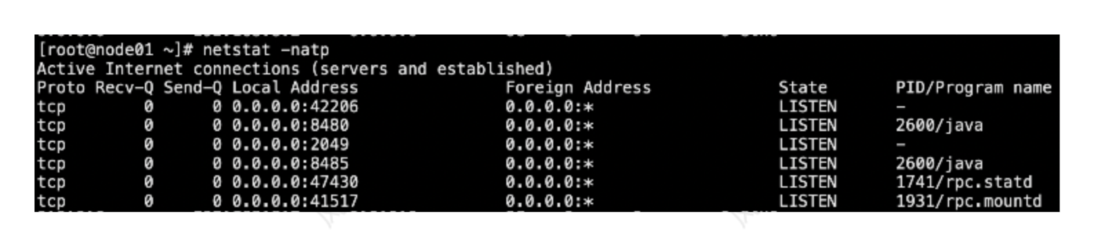 netstat